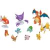 imagePokmon Official Ultimate Battle Figure 10Pack  2 Pikachu 2 Charmander 2 Squirtle 2 Bulbasaur 2 Eevee 2 Jigglypuff 3 Magikarp 3 Haunter 3 Jolteon 45 Charizard Amazon Exclusive