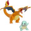 imagePokmon Fire and Water Battle Pack  Includes 45 Inch Flame Action Charizard and 2 Squirtle Action Figures  Amazon Exclsuive