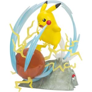 imagePokemon Pikachu Deluxe Collector Statue Figure  Light FX  Collector Statue Pikachu  Authentic Details  Pokemon Collectibles for Fans Everywhere