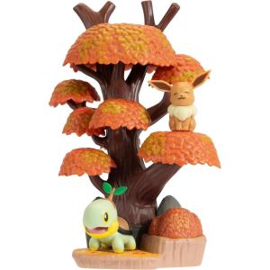 imagePokmon Desert Rocks Environment  6Inch MultiLevel Display Set with Two 2inch Battle FiguresAutumn Forest