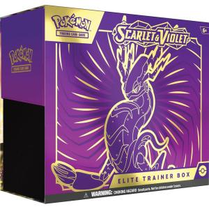 imagePokmon TCG Scarlet amp Violet Elite Trainer Box Miraidon Purple or Koraidon Red Random ColorMiraidon Purple