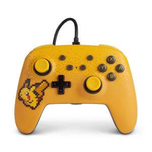 imagePowerA Enhanced Nintendo Switch and Switch 2 Wired Controller  Pikachu Evolution Pokemon Switch Controller Mappable Gaming Buttons Officially licensedPixel Pikachu