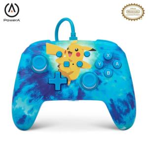 imagePowerA Enhanced Nintendo Switch and Switch 2 Wired Controller  Pikachu Evolution Pokemon Switch Controller Mappable Gaming Buttons Officially licensedTie Dye Pikachu