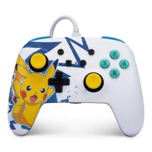 imagePowerA Enhanced Nintendo Switch and Switch 2 Wired Controller  Pikachu Evolution Pokemon Switch Controller Mappable Gaming Buttons Officially licensedPikachu High Voltage