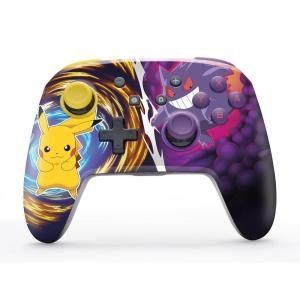 imagePowerA Enhanced Wireless Controller for Nintendo SwitchSwitch 2  Switch LiteOLED Model  Pokmon Blossom  Gamepad game controller Officially LicensedPikachu vs Gengar