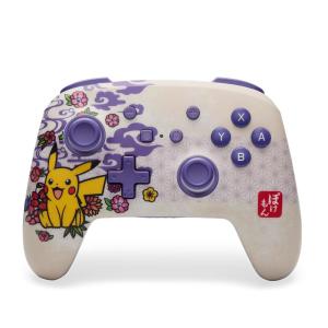 imagePowerA Enhanced Wireless Controller for Nintendo SwitchSwitch 2  Switch LiteOLED Model  Pokmon Blossom  Gamepad game controller Officially LicensedPokemon Blossom