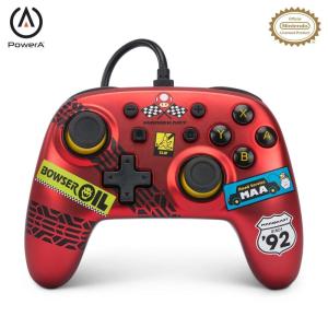 imagePowerA Nano Wired Controller for Nintendo Switch  Pikachu Friends Comfortable Ergonomics Officially LicensedMario Kart