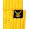 imageBioworld Pokemon Pikachu Inspired Adult Unisex Yellow Cuff Beanie