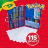 imageCrayola Pokmon Imagination Art Set 115pcs Kids Art Kit Coloring Supplies Pokemon Toys Pokemon Gift for Boys amp Girls Ages 5Pokemon