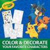 imageCrayola Pokmon Imagination Art Set 115pcs Kids Art Kit Coloring Supplies Pokemon Toys Pokemon Gift for Boys amp Girls Ages 5Squirtle