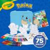 imageCrayola Pokmon Imagination Art Set 115pcs Kids Art Kit Coloring Supplies Pokemon Toys Pokemon Gift for Boys amp Girls Ages 5Squirtle