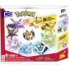 imageMEGA Pokmon Building Toys Set Every Eevee Evolution with 470 Pieces 9 Poseable Characters for KidsEevee Evolution Pack