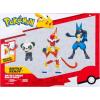 imagePokemon Battle Figure 3 Pack  Features 2Inch Pancham and Lucario and 3Inch Infernape Battle FiguresFightingtype