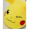 imagePokemon Boys Slippers  Pikachu and Pokeball Plush Fuzzy Slipper Slides LittleBig Kid