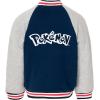 imagePokemon French Terry Zip Up Varsity Bomber Jacket Little Kid to Big Kid Sizes 41820Blue