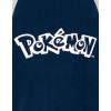 imagePokemon French Terry Zip Up Varsity Bomber Jacket Little Kid to Big Kid Sizes 41820Blue