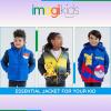 imagePokemon Pikachu Zip Up Winter Coat Puffer Jacket Toddler to Big Kid Sizes 41416Yellow