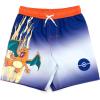 imagePokemon Raglan Rash Guard and Swim Trunks UPF 50 Outfit Set Little Kid to Adult Sizes 4  LargeNavy  Orange  Charizard