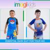 imagePokemon Raglan Rash Guard and Swim Trunks UPF 50 Outfit Set Little Kid to Adult Sizes 4  LargeNavy  Orange  Charizard