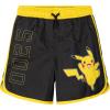 imagePokemon Raglan Rash Guard and Swim Trunks UPF 50 Outfit Set Little Kid to Adult Sizes 4  LargeYellow  Black