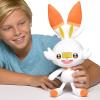 imagePokmon 8 Scorbunny Plush  Sword and Shield Starter Figure  Authentic Soft Stuffed Animal Bunny Toy  Gift for Kids Boys Girls  2