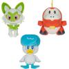 imagePokmon Paldea First Partner Plush 3 Pack  8Inch Pokmon Plush of Fuecoco Quaxly and Sprigatito
