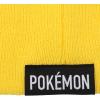 imagePokmon Pikachu Big Face Yellow Cuffless Beanie