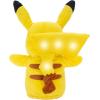 imagePokmon Pikachu Electric Charge Plush  10 Inch Interactive Plush with Lights Voice Reactions and Thunder FX