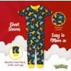 imagePokmon boys 6piece Snugfit Cotton Pajama Set Soft amp Cute for KidsDark GreenYellowMulticolor