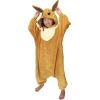 imageSAZAC Kigurumi  Pokemon  Eevee  Onesie Jumpsuit Halloween Costume  Kids Size 59 Year Old