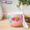 imageSilver Buffalo Pokemon Pikachu Ceramic Ramen Noodle Rice Bowl with Chopsticks Microwave Safe 20 OuncesCare Bears Spring Floral Spoon