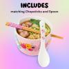 imageSilver Buffalo Pokemon Pikachu Ceramic Ramen Noodle Rice Bowl with Chopsticks Microwave Safe 20 OuncesCare Bears Spring Floral Spoon