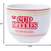 imageSilver Buffalo Pokemon Pikachu Ceramic Ramen Noodle Rice Bowl with Chopsticks Microwave Safe 20 OuncesCup Noodles Logo