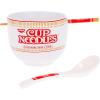 imageSilver Buffalo Pokemon Pikachu Ceramic Ramen Noodle Rice Bowl with Chopsticks Microwave Safe 20 OuncesNissin Cup Noodles Spoon