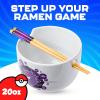 imageSilver Buffalo Pokemon Pikachu Ceramic Ramen Noodle Rice Bowl with Chopsticks Microwave Safe 20 OuncesPokemon Gengar