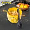 imageSilver Buffalo Pokemon Pikachu Ceramic Ramen Noodle Rice Bowl with Chopsticks Microwave Safe 20 OuncesPokemon Pikachu Spoon Set