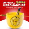 imageSilver Buffalo Pokemon Pikachu Ceramic Ramen Noodle Rice Bowl with Chopsticks Microwave Safe 20 OuncesPokemon Pikachu Spoon Set