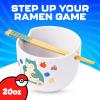 imageSilver Buffalo Pokemon Pikachu Ceramic Ramen Noodle Rice Bowl with Chopsticks Microwave Safe 20 OuncesPokemon Snorlax