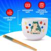 imageSilver Buffalo Pokemon Pikachu Ceramic Ramen Noodle Rice Bowl with Chopsticks Microwave Safe 20 OuncesPokemon Snorlax