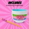 imageSilver Buffalo Pokemon Pikachu Ceramic Ramen Noodle Rice Bowl with Chopsticks Microwave Safe 20 OuncesPowerpuff Girls Girl Power