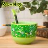 imageSilver Buffalo Pokemon Pikachu Ceramic Ramen Noodle Rice Bowl with Chopsticks Microwave Safe 20 OuncesRick and Morty Portal Spoon