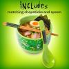 imageSilver Buffalo Pokemon Pikachu Ceramic Ramen Noodle Rice Bowl with Chopsticks Microwave Safe 20 OuncesRick and Morty Portal Spoon