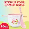 imageSilver Buffalo Pokemon Pikachu Ceramic Ramen Noodle Rice Bowl with Chopsticks Microwave Safe 20 OuncesStrawberry Shortcake A Little Love Spoon