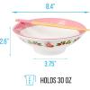 imageSilver Buffalo Pokemon Pikachu Ceramic Ramen Noodle Rice Bowl with Chopsticks Microwave Safe 20 OuncesStrawberry Shortcake Vines Big