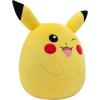 imageSquishmallows Original 14Inch Winking Pikachu Pokmon Plush  Ultrasoft Official Jazwares Plush Large
