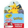 imageCrayola Pokmon Imagination Art Set 115pcs Kids Art Kit Coloring Supplies Pokemon Toys Pokemon Gift for Boys amp Girls Ages 5Pikachu
