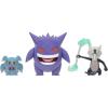 imagePokemon Battle Figure 3 Pack  Features 2Inch Pancham and Lucario and 3Inch Infernape Battle FiguresGhosttype