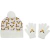 imagePokemon Eevee Character Youth Cuffed Beanie and Gloves Set