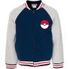 imagePokemon French Terry Zip Up Varsity Bomber Jacket Little Kid to Big Kid Sizes 41820Blue