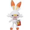 imagePokmon 8 Scorbunny Plush  Sword and Shield Starter Figure  Authentic Soft Stuffed Animal Bunny Toy  Gift for Kids Boys Girls  2